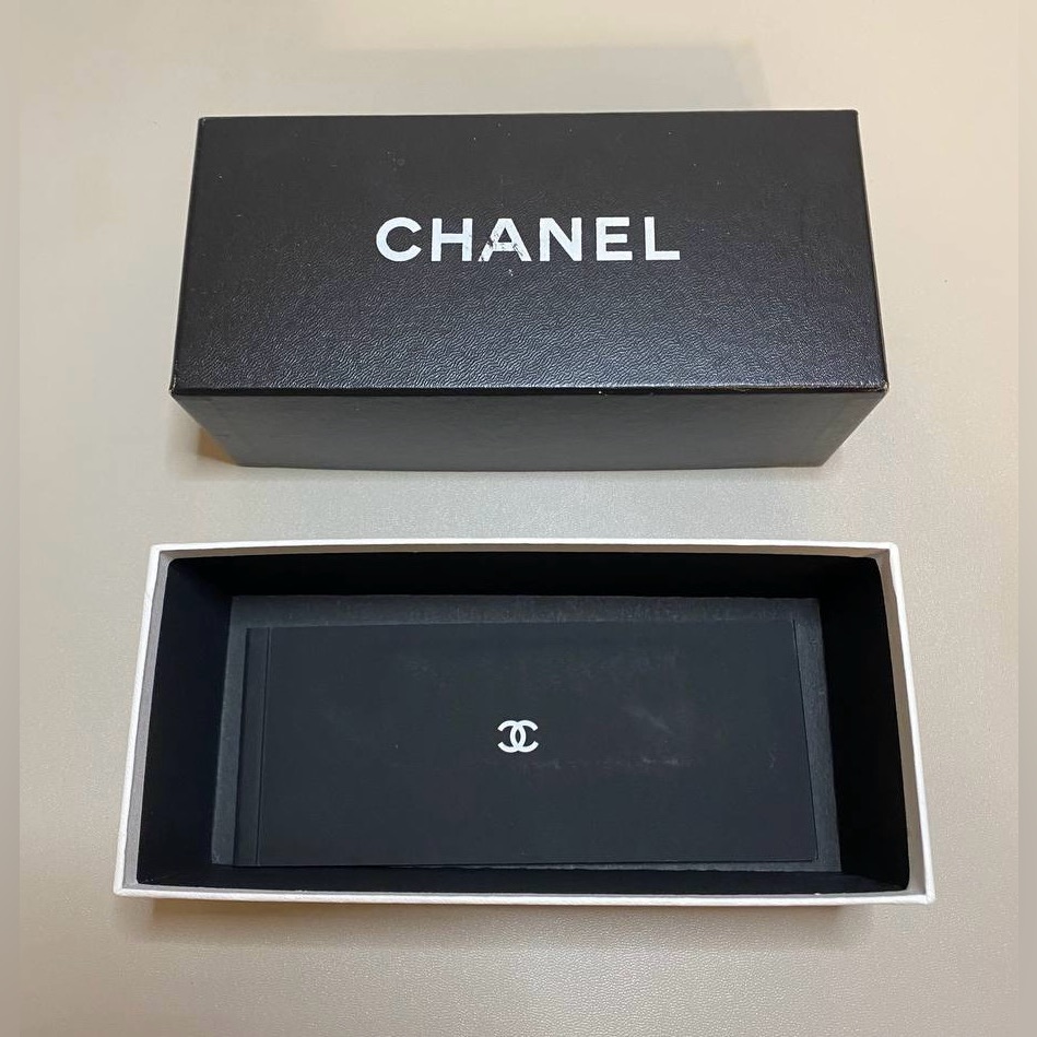 Chanel Authentic Empty Storage Sunglasses Black